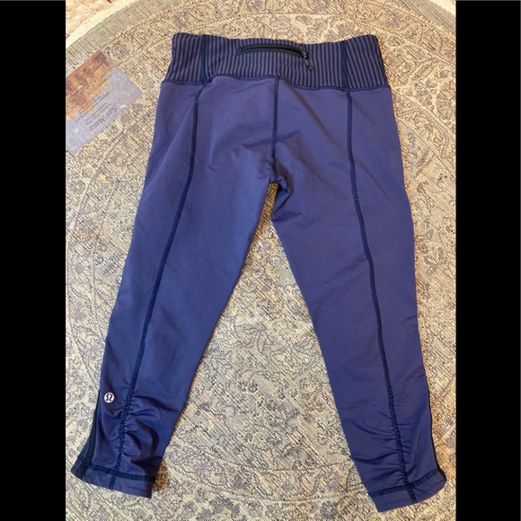🌺 Lululemon Run for your life cropped leggings - Picture 9 of 12